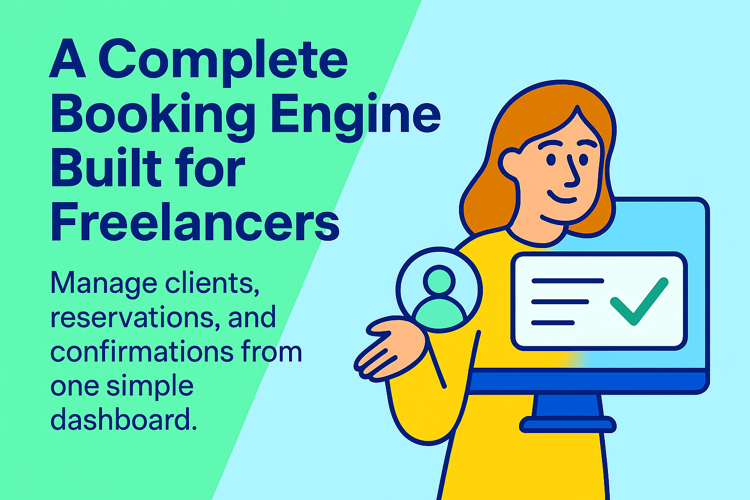 A Complete Booking Engine Built for Freelancers