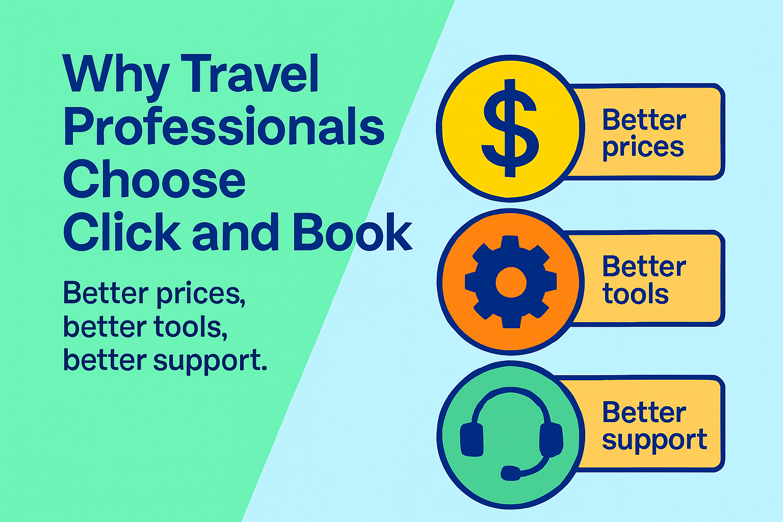 Why Travel Professionals Choose Click and Book